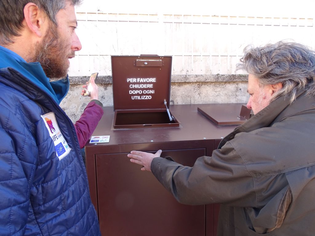 Installazione cassonetto a prova d