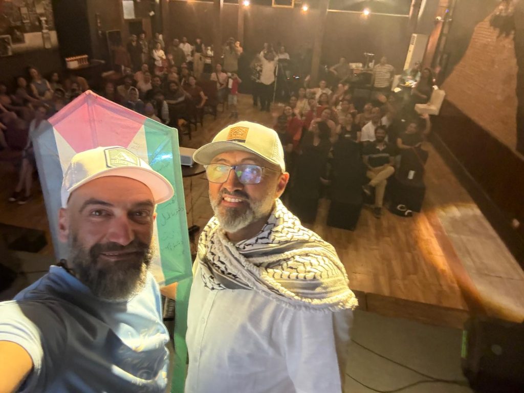Leonardo Avezzano e Mostafa Salameh al rientro dalla spedizione. Foto Leonardo avezzano
