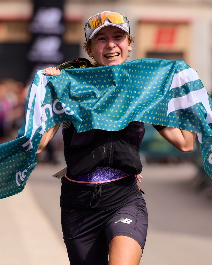 Candice Fertin alla 90K della Marathon du Mont-Blanc