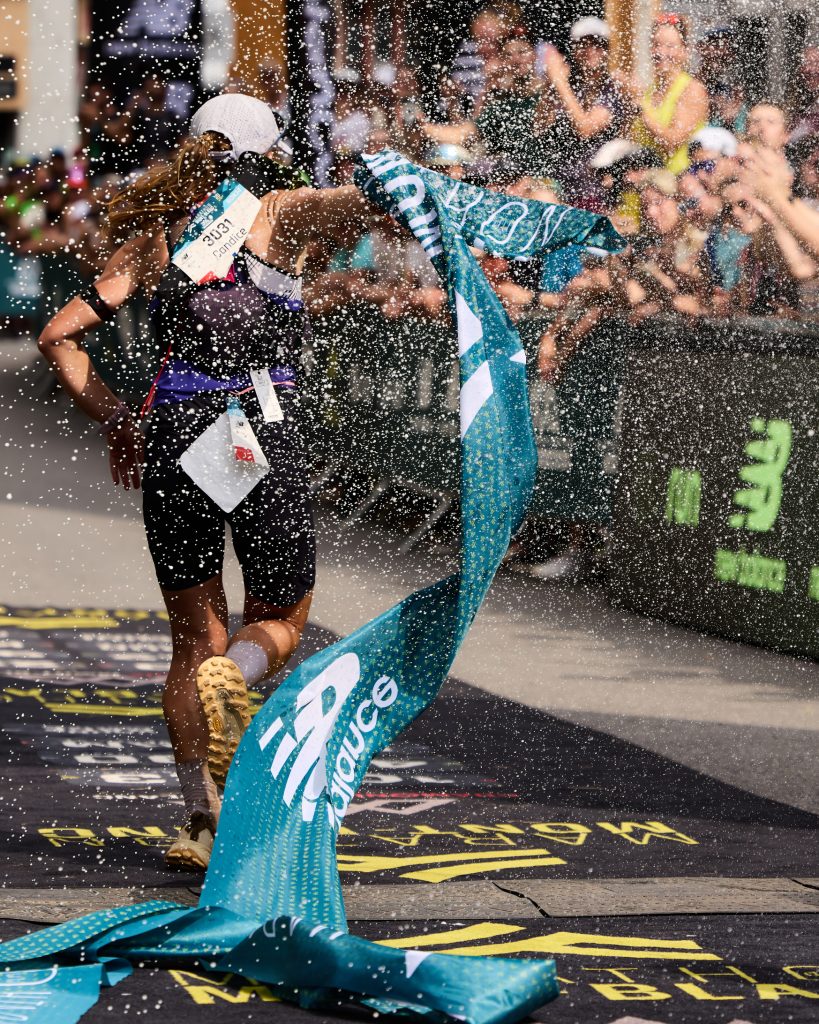 Candice Fertin alla 90K della Marathon du Mont-Blanc