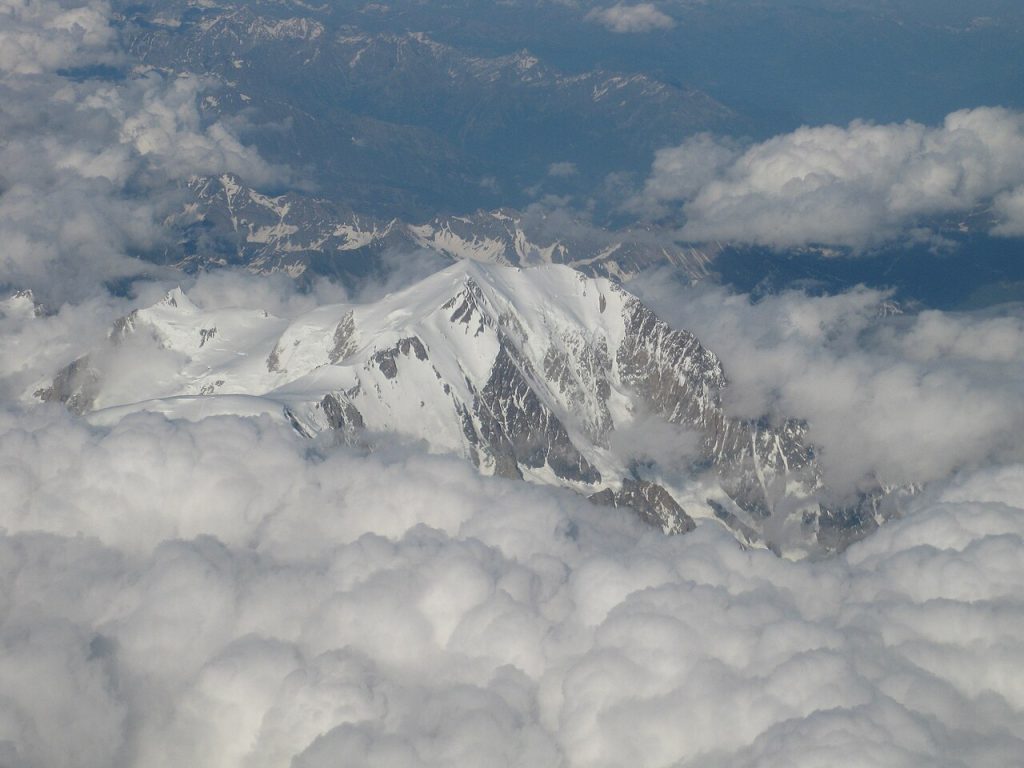 Monte Bianco - Foto Spiridon MANOLIU - Wikimedia Commons, Public Domain