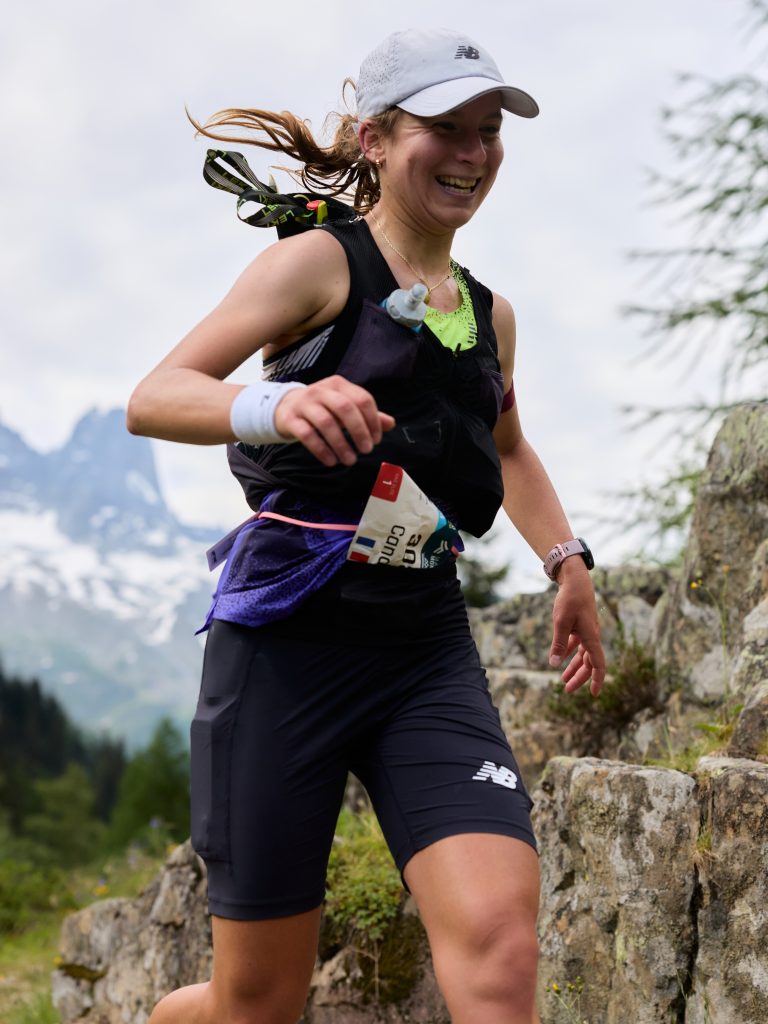 Candice Fertin alla 90K della Marathon du Mont-Blanc
