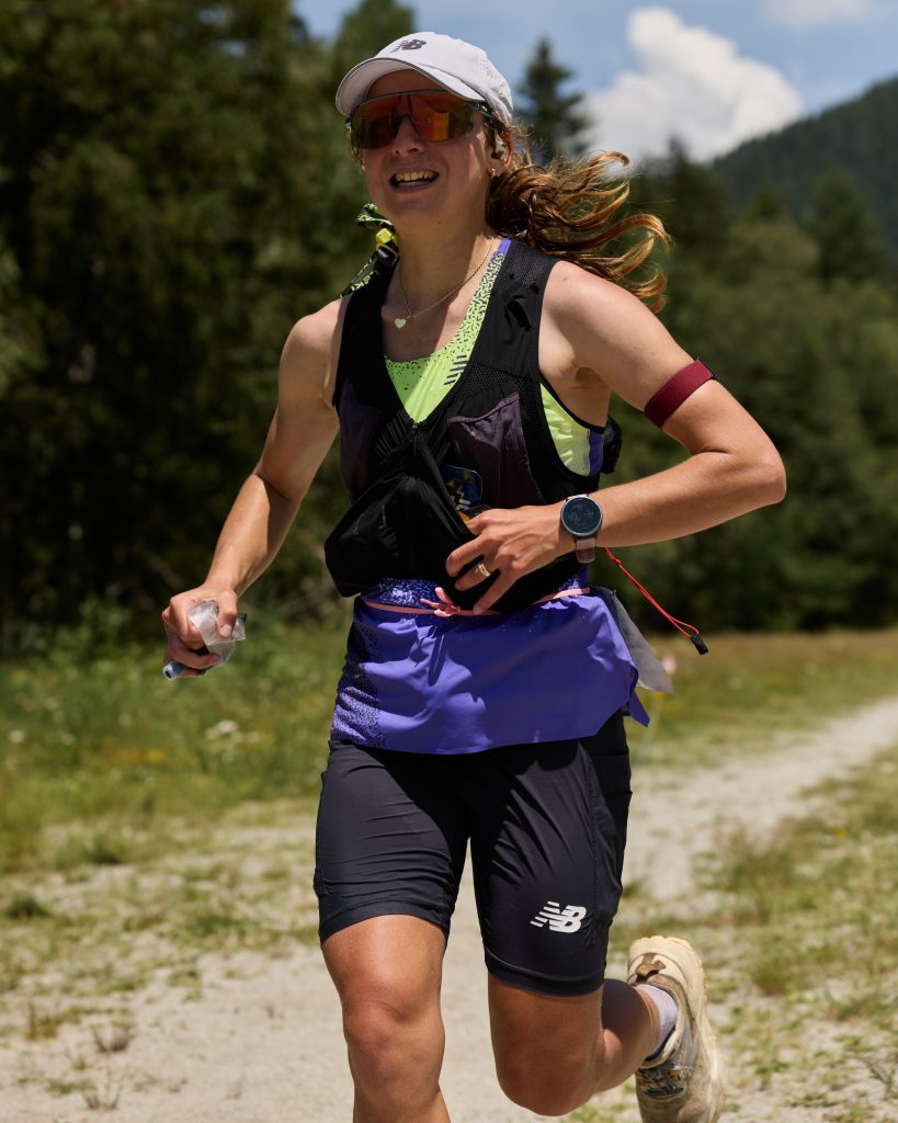 Candice Fertin alla 90K della Marathon du Mont-Blanc