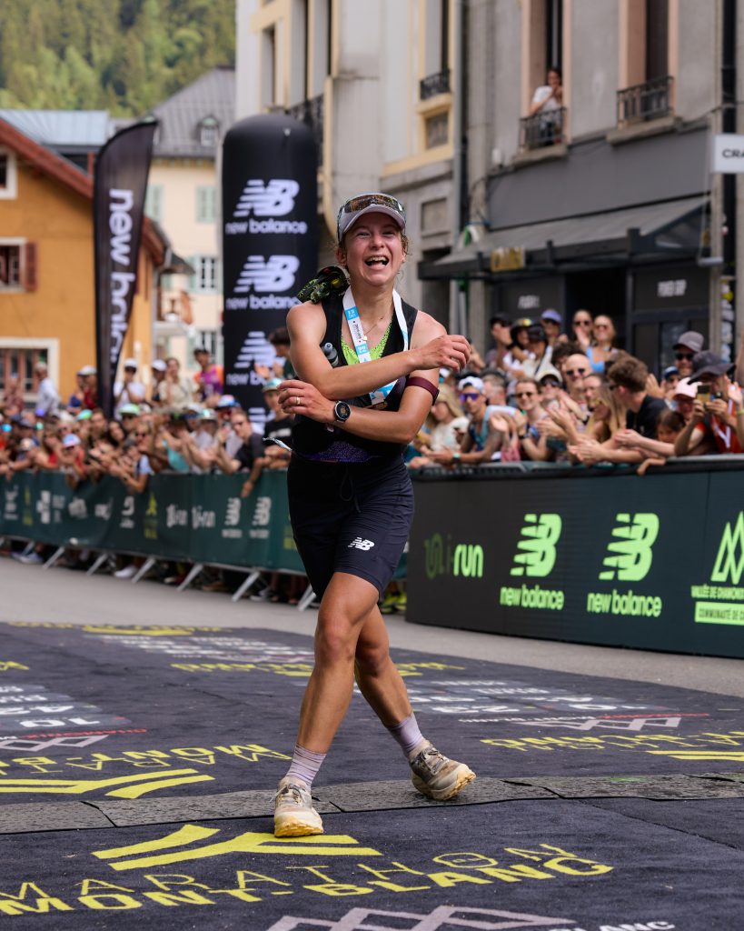 Candice Fertin alla 90K della Marathon du Mont-Blanc
