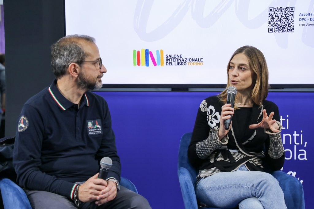Presentazione del podcast DPC al Salone del Libro di Torino 2026 - Foto Dipartimento della Protezione Civile