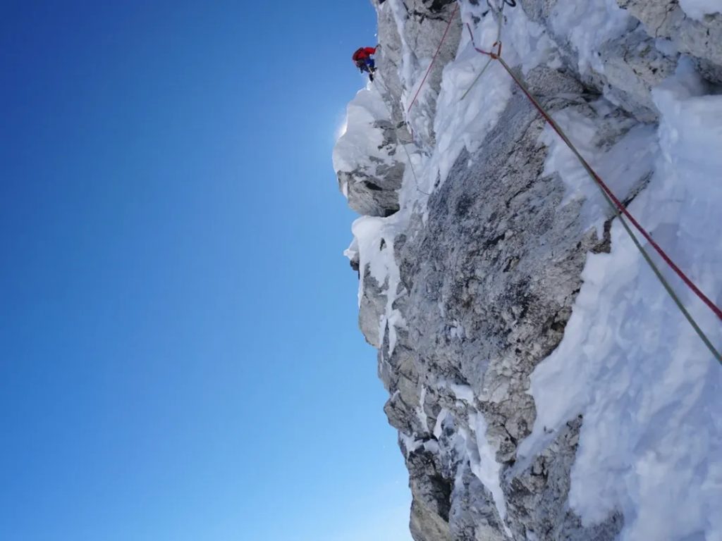 In scalata. Foto Instagram Maximilian Muck