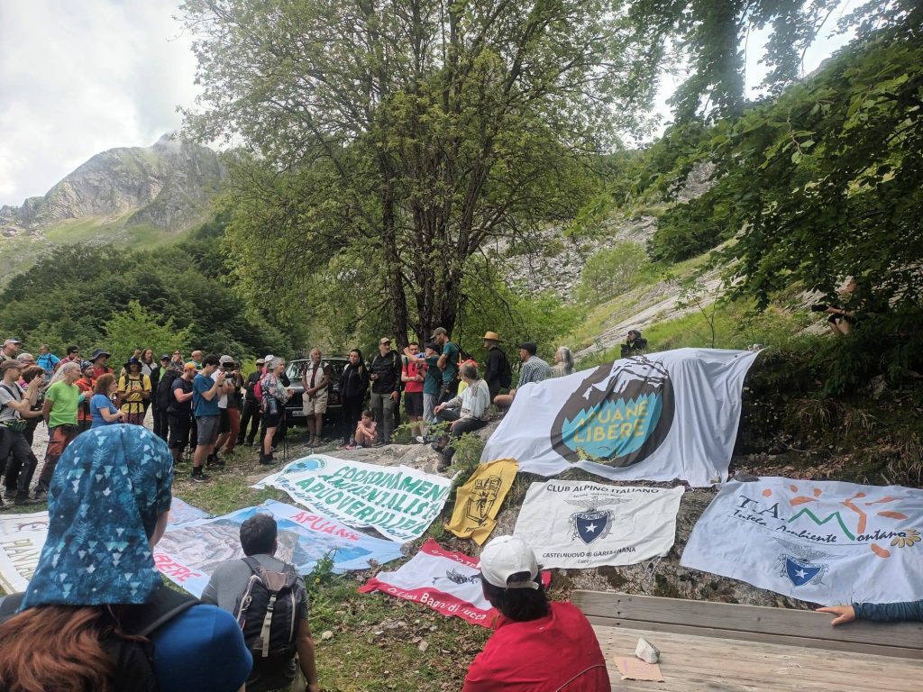 Un momento della manifestazione. Foto CAI Toscana