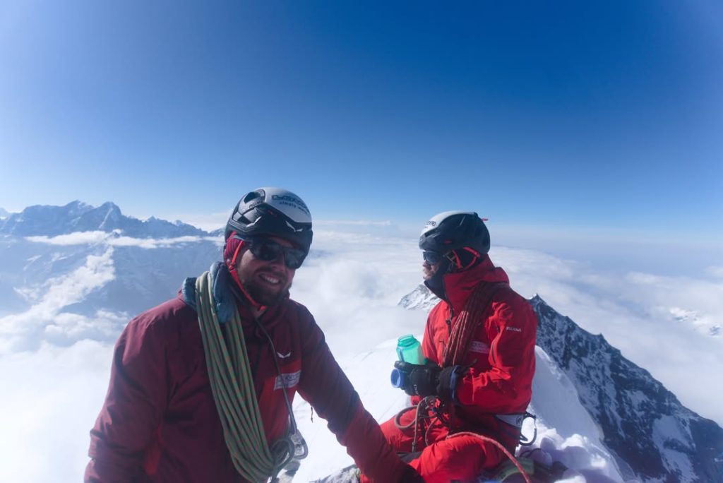 In scalata. Foto Instagram Maximilian Muck