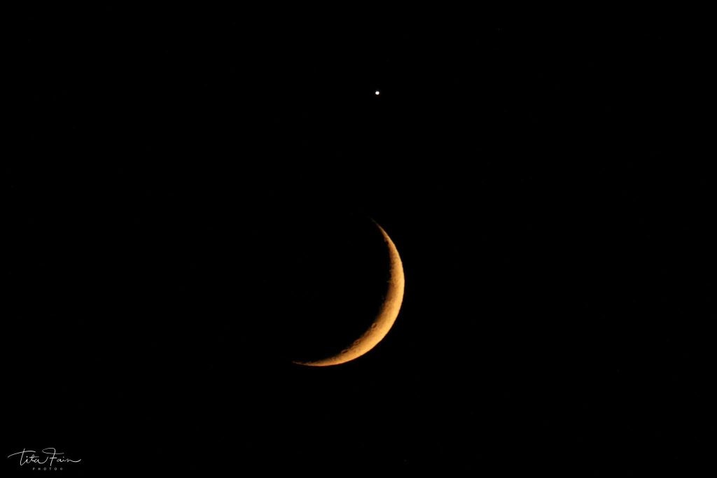 Il bacio tra Luna e Venere, 17 giugno 2026 - Foto Tita Lorenza Fain