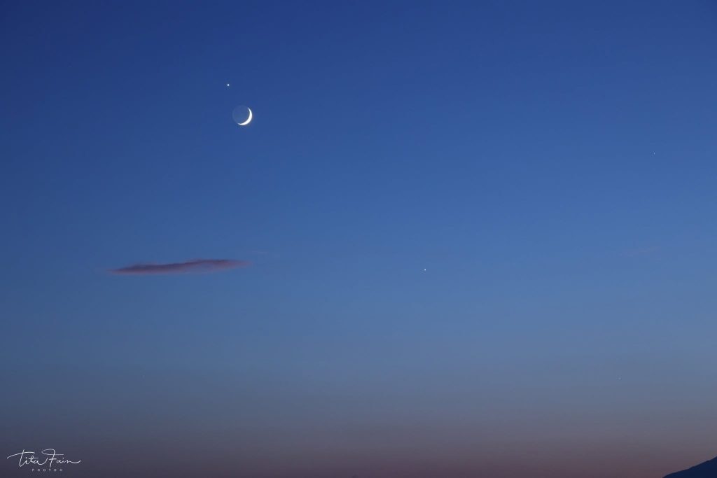 Il bacio tra Luna e Venere, 17 giugno 2026 - Foto Tita Lorenza Fain