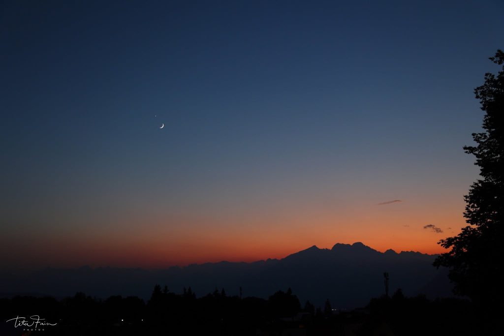 Il bacio tra Luna e Venere, 17 giugno 2026 - Foto Tita Lorenza Fain