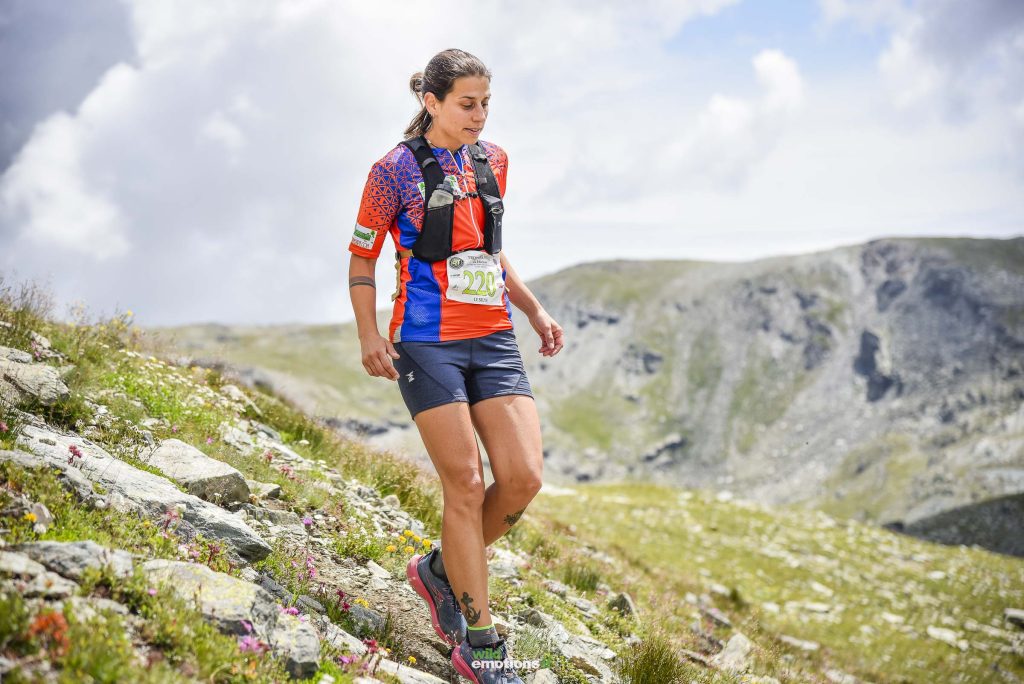 Alessandra alla Tre Rifugi Val Pellice. Foto Alessandra Parigi