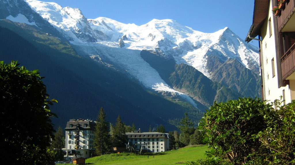 Monte Bianco da Chamoniz - Foto Aiguille - Wikimedia Commons, CC0