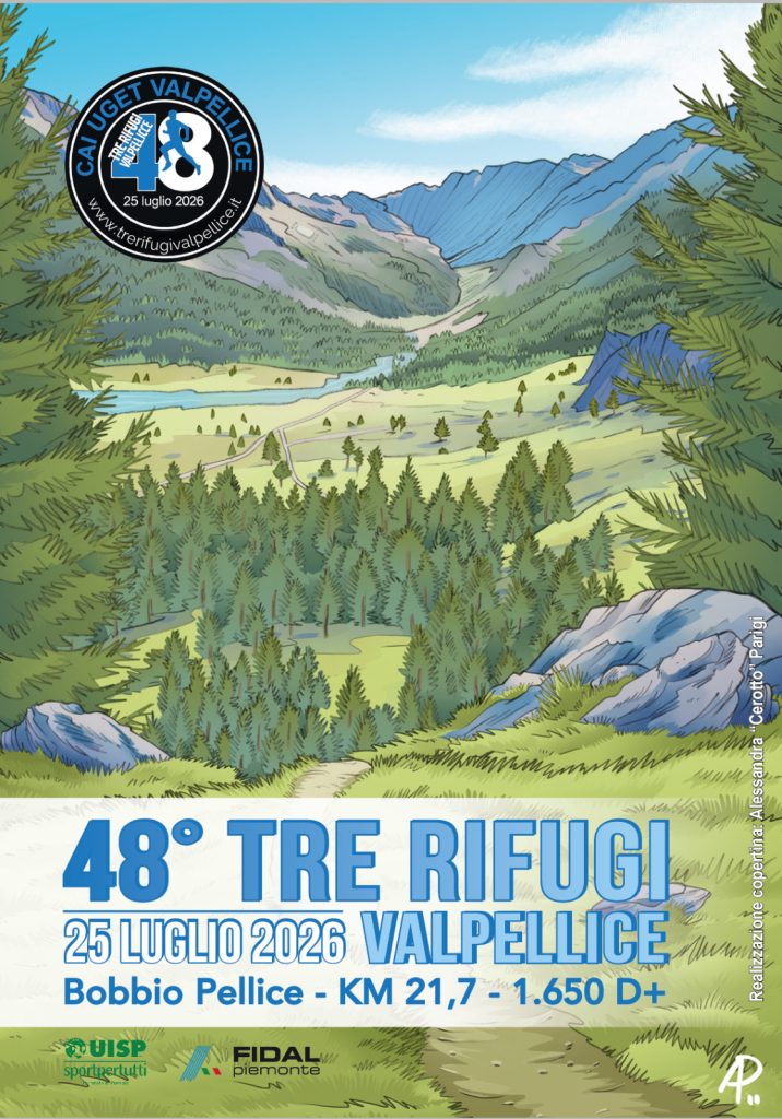 Illustrazione per la "Tre Rifugi Val Pellice". Foto Alessandra Parigi