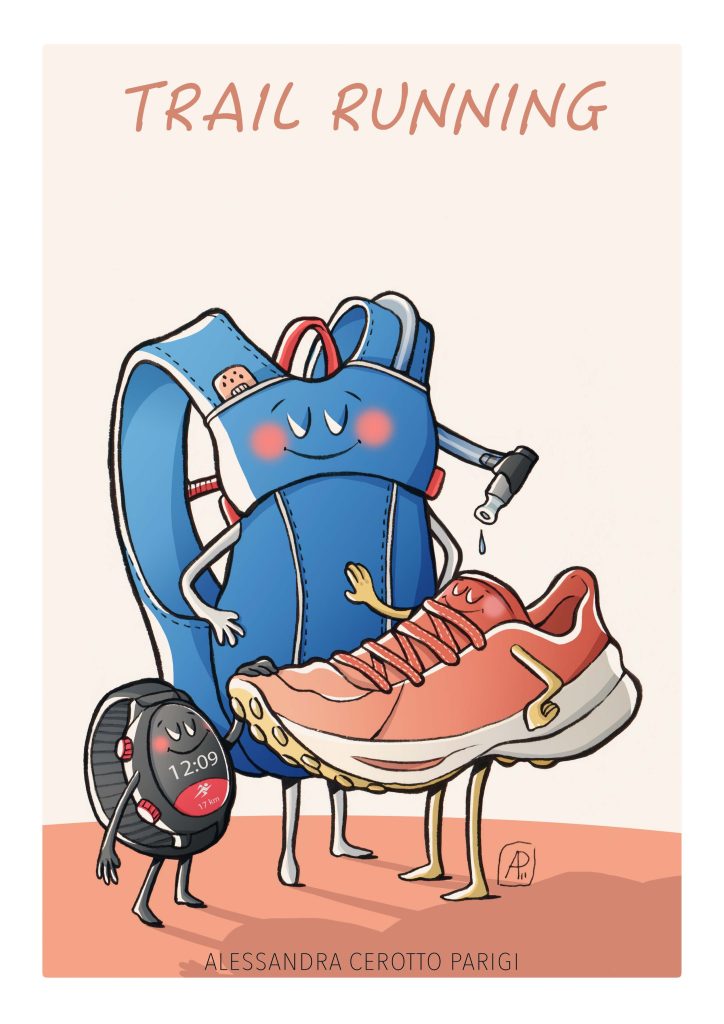 Illustrazione sul trail running. Foto Alessandra Parigi