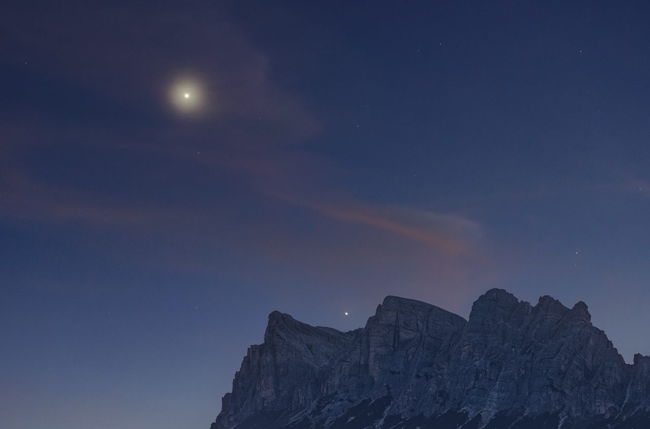 venere, giove, dolomiti