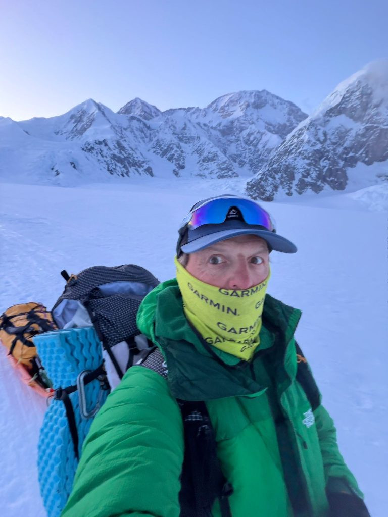 In salita sul Denali. Foto Simone Moro