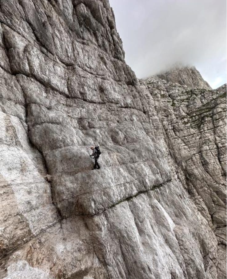 Sulle Ferrata. Foto Società Alpina delle Giulie