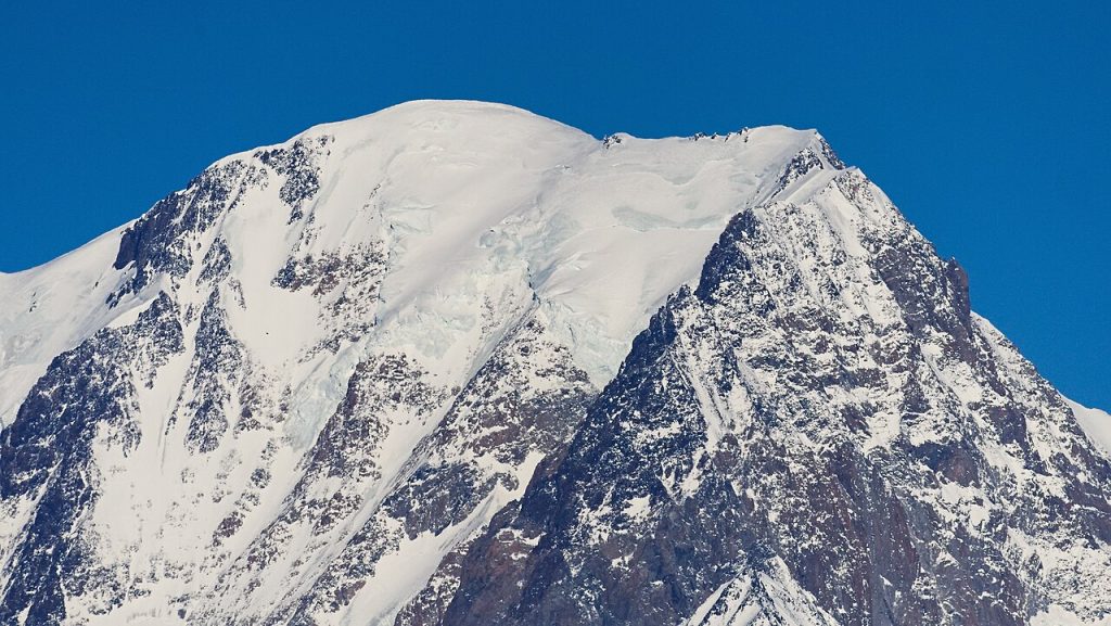 Monte Bianco in veste invernale - Foto Andreas Eichler - Wikimedia Commons, CC BY-SA 4.0