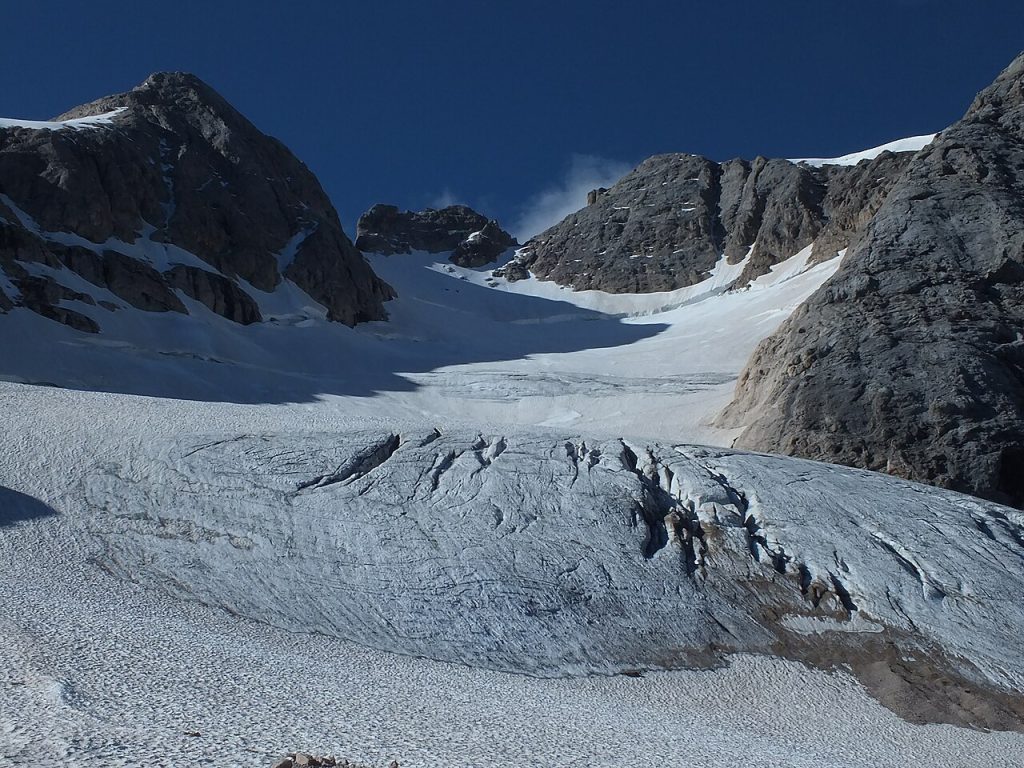 Ghiacciaio della Marmolada 2014 - Foto SkiNick890 - Wikimedia Commons, CC BY-SA 4.0