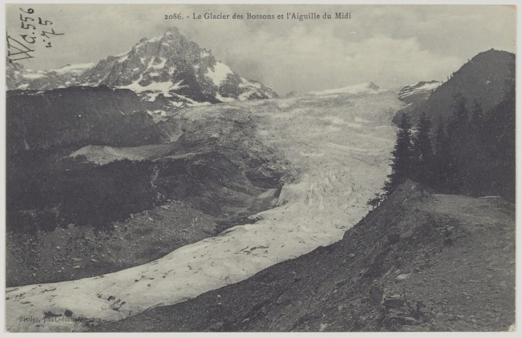 Glaciers des Bossons - Foto Gallois, Eugène (1856-1916). Photographe. DonateurGulmez frères. Photographe - Bibliothèque nationale de France - Wikimedia Commons, Public Domain
