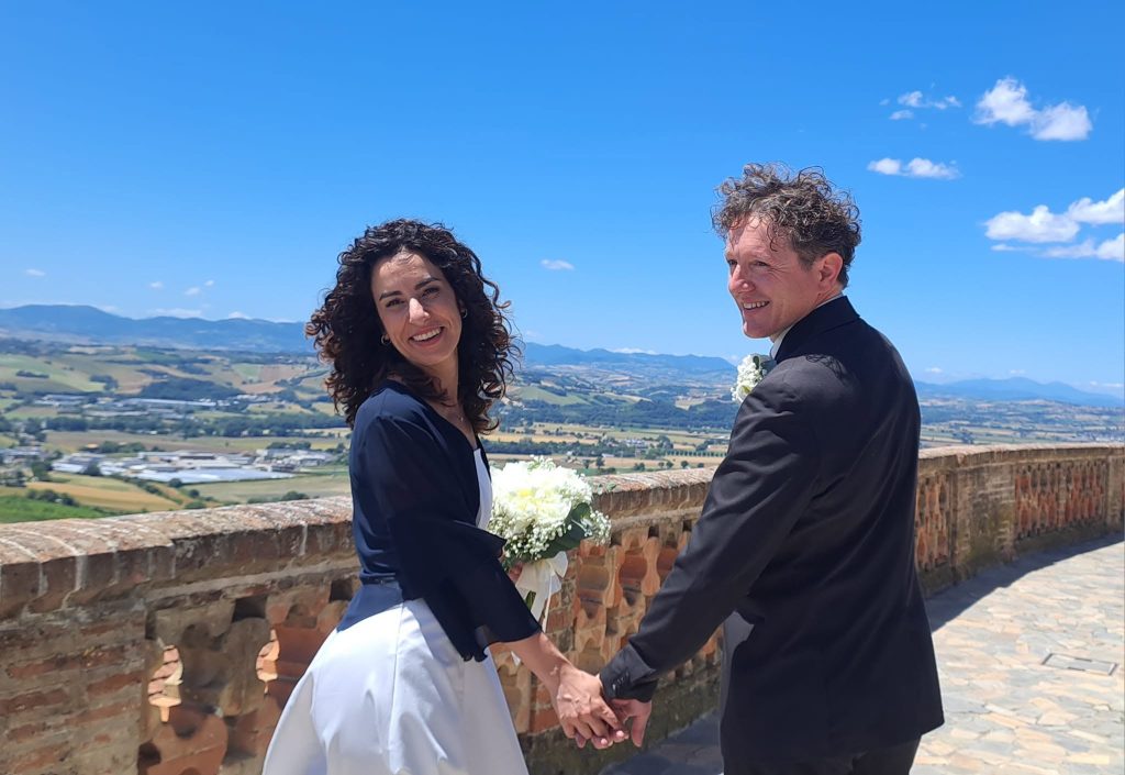 Chiara Pesaresi e Davide Cesaroni. Foto Facebook Davide Cesaroni