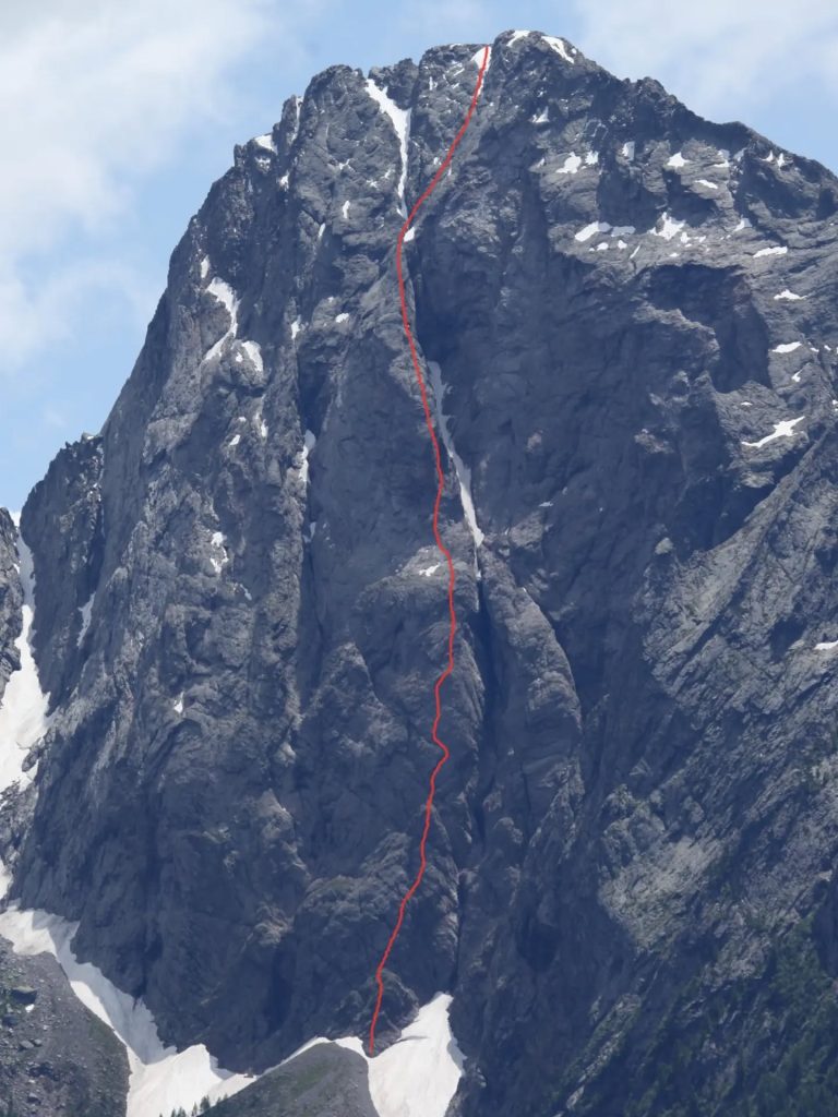 Il tracciato della Via. Foto Ragni di Lecco/Simone Manzi/Filippo Lisignoli
