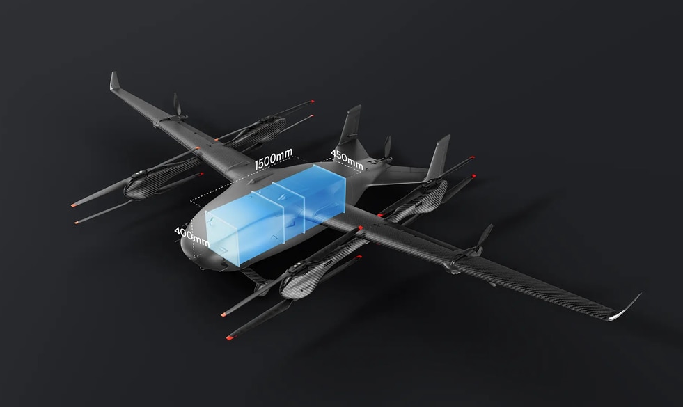 DJI EV50 vano carico