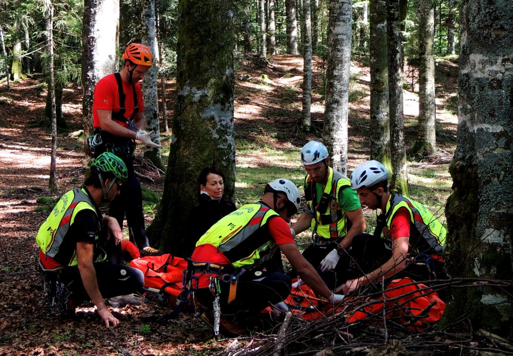 Esercitazione Soccorso Alpino. Foto Soccorso Alpino e Speleologico Veneto