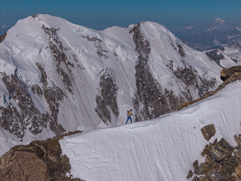 Hervé Barmasse durante Endurance Italia. Foto Luca Rolli