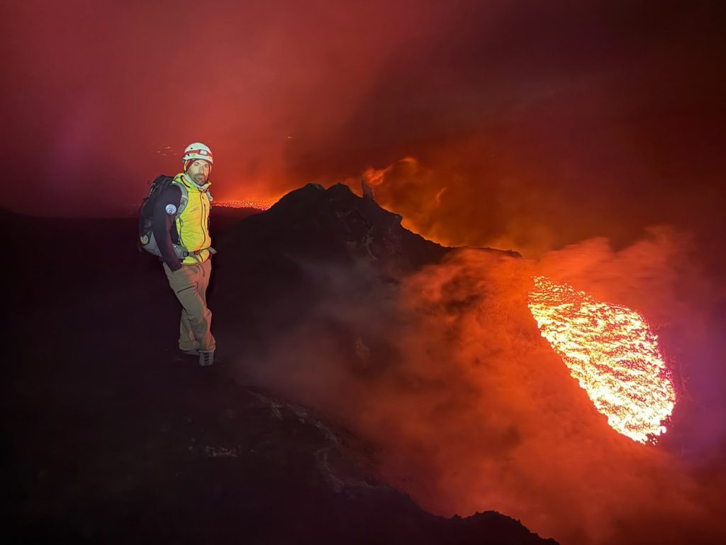 La colata lavica di fine giugno sull